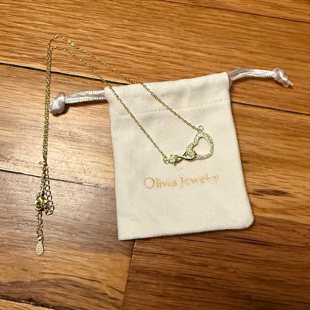 Olivia Jewelry Infinity Heart Necklace